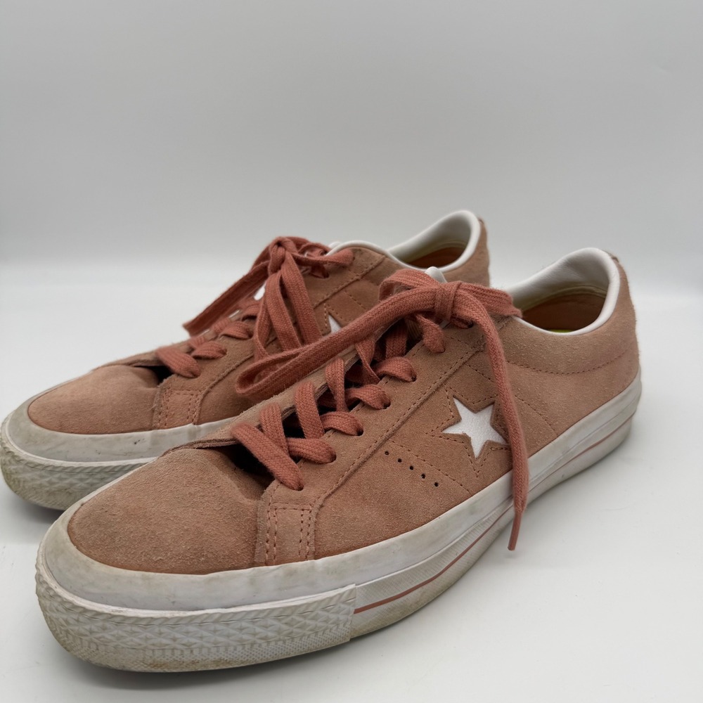 Converse One Star Pro Suede Low Top Pink Sneakers 153964C Mens 8 Womens 9.5